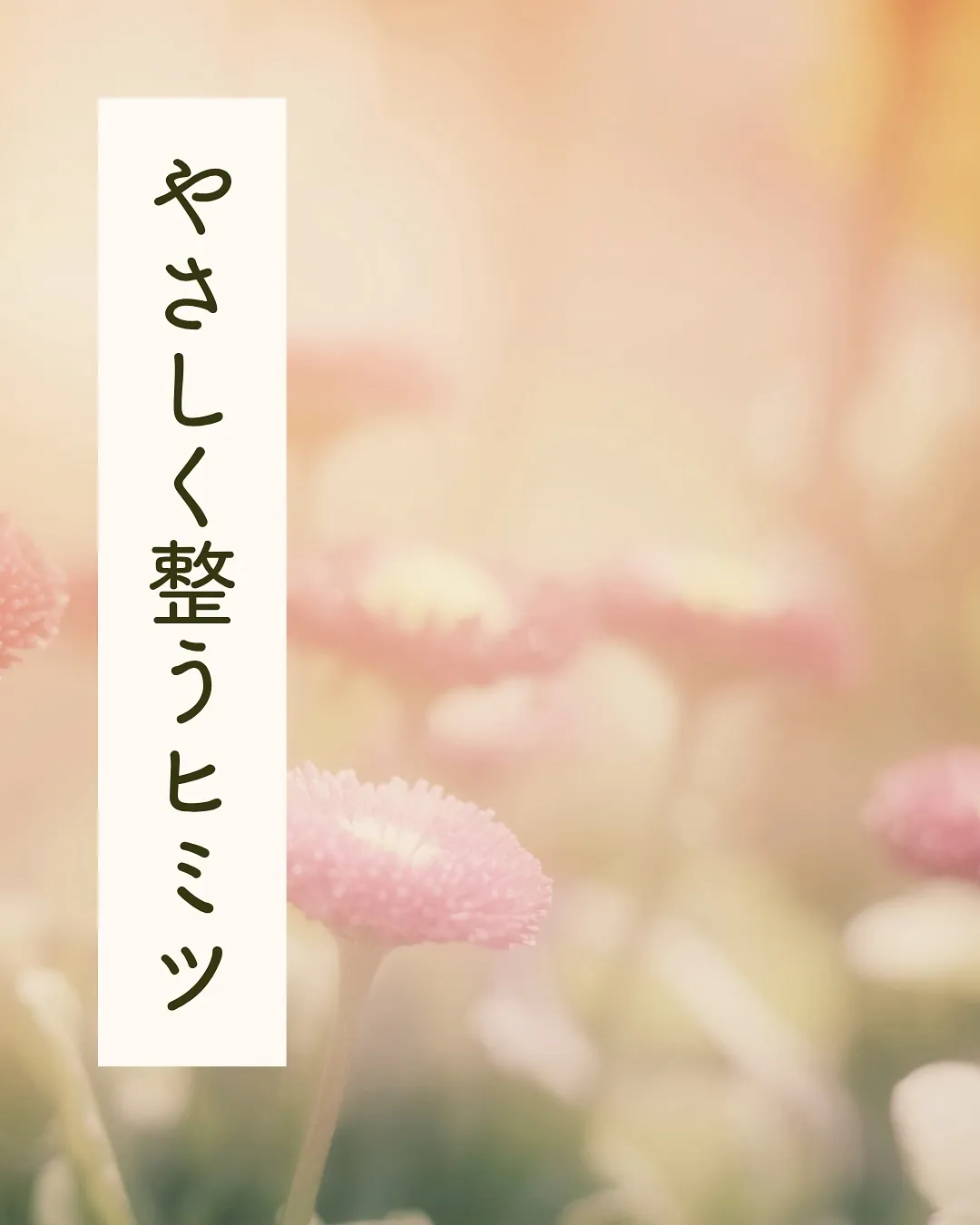 ＼ やさしく整うヒミツ こっそりご紹介 ／